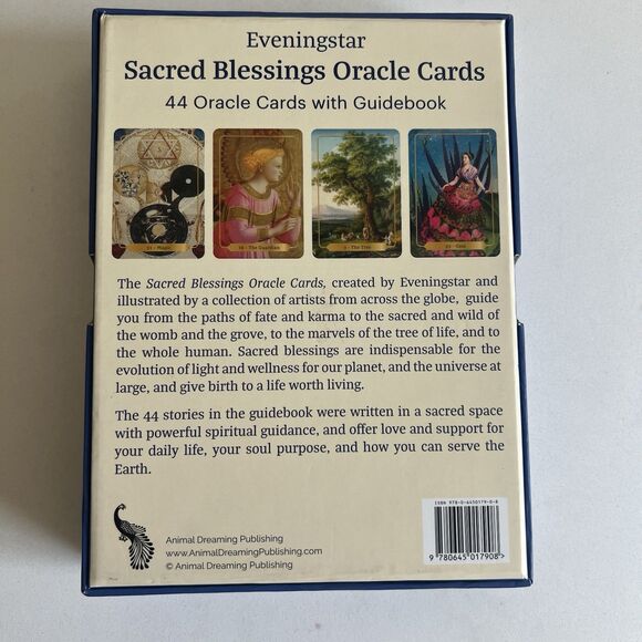 Eveningstar Sacred Blessings Oracle Cards 44 Cards With Guidebook Fate Karma - Picture 2 of 6
